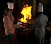 Tloma Lodge dining